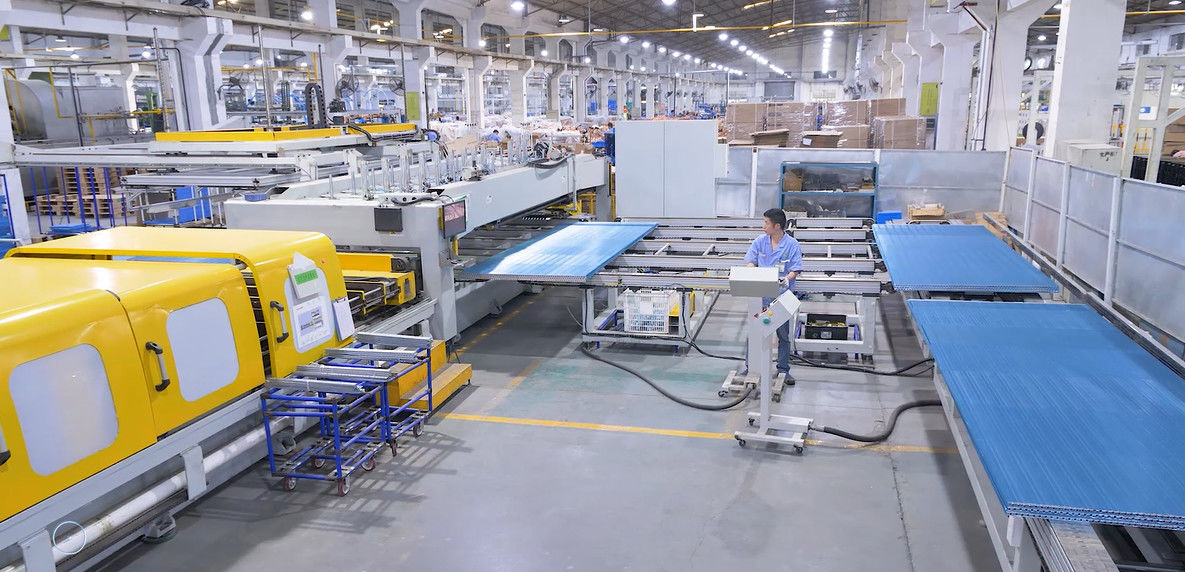 Henan Hongtai HVAC Equipment Co., Ltd. linea di produzione del fabbricante