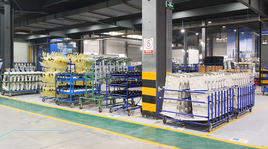 Henan Hongtai HVAC Equipment Co., Ltd. linea di produzione del fabbricante